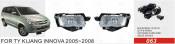 Front Fog Lamp for Toyota Kijang Innova 2005-2008