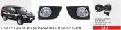 Front Fog Lamp for Toyota Land Cruiser/Prado Fj150 2010-on