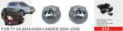 Front Fog Lamp for Toyota Xa 2004/High Lander 2004-2006