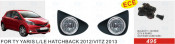 Front Fog Lamp for Toyota Yairs L/Le Hatchback 2012/Vitz 2013