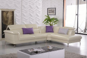 Furniture Alibaba Malaysia L Shape Leather Sofa (a. L. 605)