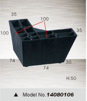 Furniture Leg, Plastic Sofa Leg (14080106)