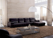Furniture Modern Simple Corner Leather Sofa (J-086)
