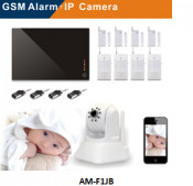 GSM Wireless Remote Monitoring Intruder Alarm System with IP Camera