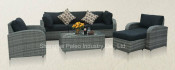 Garden Furniture, Outdoor Rattan Furniture, Modern Sofa Set (PAS-1642)