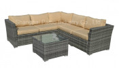 Garden Furniture Patio Wicker Outdoor Rattan Sofa Set (PAS-1506)