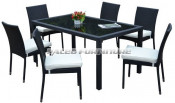 Garden Furniture / Rattan Table & Chair (PAD-080)