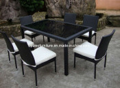 Garden Furniture, Rattan Table and Chair (PAD-004.3)