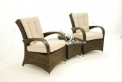 Garden Patio Wicker Outdoor Rattan Dining Set (PAD-1123)