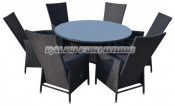 Garden Patio Wicker Rattan Outdoor Dining Table and Chair (PAD-1126)