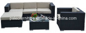 Garden Patio Wicker Rattan Outdoor Furniture Sofa Set (PAS-050B)