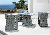Garden Rattan Chair and Wicker Bar Table-Outdoor/Patio Furniture (F862)
