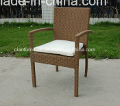 Garden Rattan Patio Chair Wicker Dining Chair