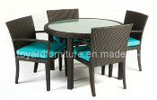 Garden Table and Chair-Outdoor Rattan Furniture Set