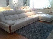 Genuine Leather Furniture L-Shape Luxury Sofa Set Models (CG-5880)