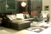 Genuine Leather Sectional Sofa Jfc-17