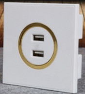 Germany USB Wall Socket, USB Wall Charger Socket