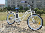 Girls Beach Cruiser Electric Bicycle 250W for Sale