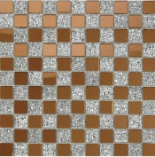Glass/Metal/Stone Delicate Mosaic Tile for Indoor&Outdoor Decorating