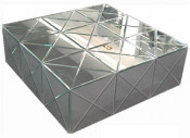 Glass Mirror Furniture Mirrored Coffee Table