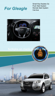 Gleagle Entry Keyless Go Smart Key Push Button Remote Start Can-Bus Alarm for Geely