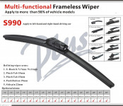 Good Quality Frameless Wiper Blade Multi-Functional Car Spare Parts