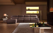Good Quality Furniture Living Room Leather Sofa (N830)