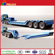Gooseneck Detachable Low Bed Front Loading Hydraulic Trailer