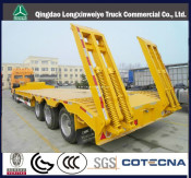 Gooseneck Excavator Trasnsportation Low Bed Truck Semi-Trailer