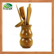 Gourd Shaped Bamboo Tea Set