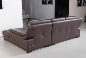 Green Style Furniture Modern Leather Corner Sofa