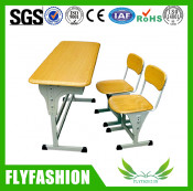 Guangzhou Wooden Student Desk Chair Werzalit School Furniture