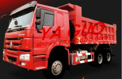 HOWO Hot Selling 6X4 Red Dump Truck