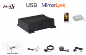 Head Unit Mionter with Smartphone in Two-Way Touch Operate Via USB