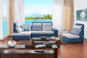 Heated Living Room Leather Sofa Sale