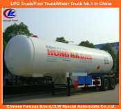 Heavy Duty 2 Axles 40cbm Pressure Vessel LPG Trailer