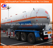 Heavy Duty 3 Axles LPG Tank Truck Trailer for Propane