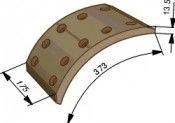 Heavy Duty Truck Brake Linings Wva 19463
