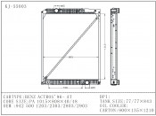 Heavy Duty Truck Radiators for BENZ ACTROS 96 AT