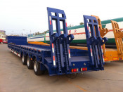 Heavy Machine Carrier Lowbed Semi Trailer