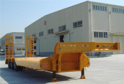 Heavy Payload Tri-Axle Lowbed Semi-Trailer
