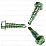 Hex Washer Head Self Drilling Screw Color Zinc