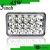 High Bright 5inch Square 45W LED Driving Spot Light for Automotive (PD5SL 45W)