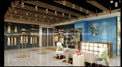 High-End Garments Showroom Display Lady Clothing Shop Interior Design