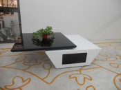 High Gloss Square Coffee Table for Hotel Furniture