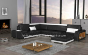 High Grade Office Furniture Italy Leather Sofa with Lockers (SF105B)