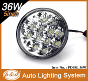 High Performance 10-30V 2280lm 36W Motorcycle LED Driving Light