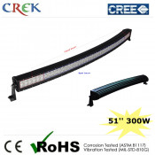 High Power LED Light Bar 51'' 300W Curved Dual Row LED Driving Light (CK-BC25003C)