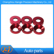 High Precision CNC Colored Aluminum Washers