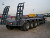 High Quality 4 Axle Low Bed Semitrailer